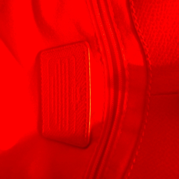 Coach Red leather purse - Picture 4 of 9